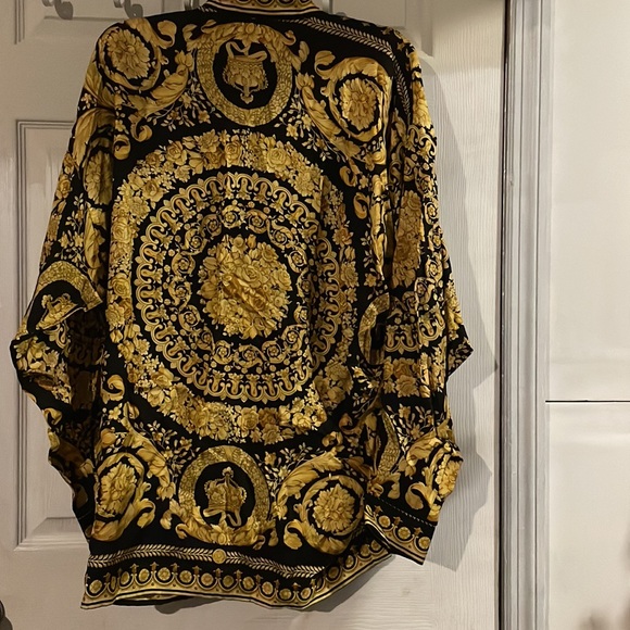 Versace silk barocco mens shirt - Picture 5 of 5